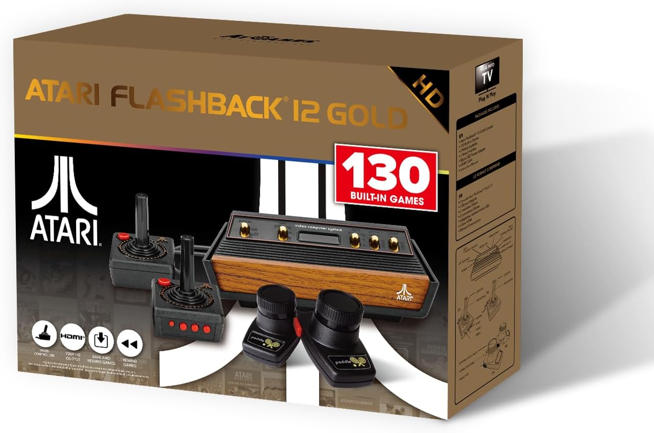 Atari Flashback 12 Gold HD Oyun Konsolu 130 Oyun