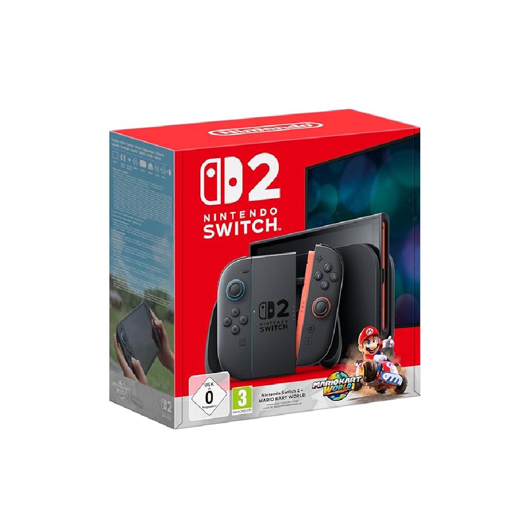 Nintendo Switch 2 + Mario Kart World Bundle Oyunlu ( İthalatçı Garantili )