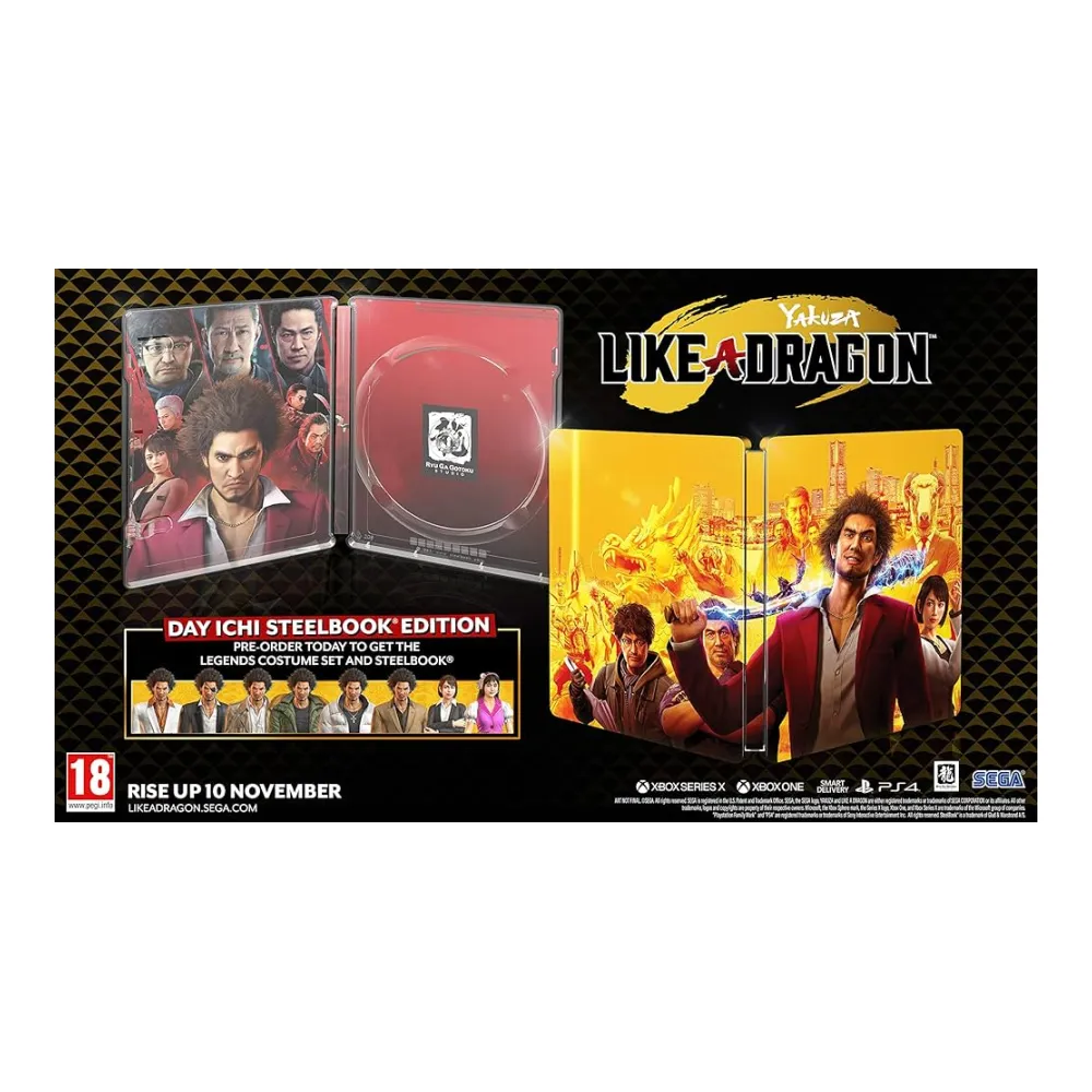 Yakuza Like A Dragon Steelbook PS4 2.EL