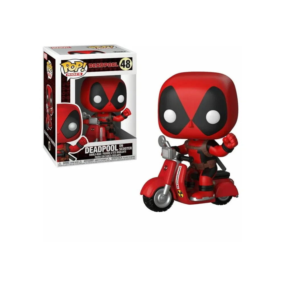 Funko Pop 48 Marvel Deadpool On Scooter