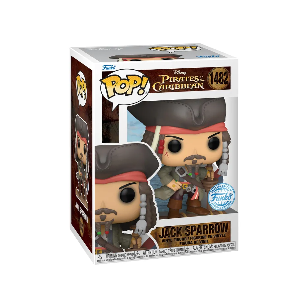 Funko Pop 1482 Pirates Of The Caribbean Jack Sparrow