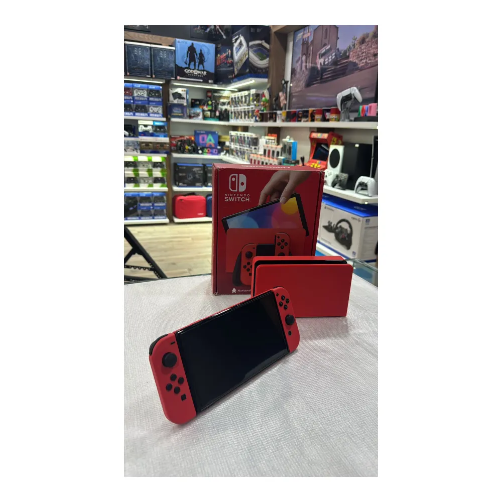 Nintendo Switch Oled Mario Red Edition Oyun Konsolu 2.EL