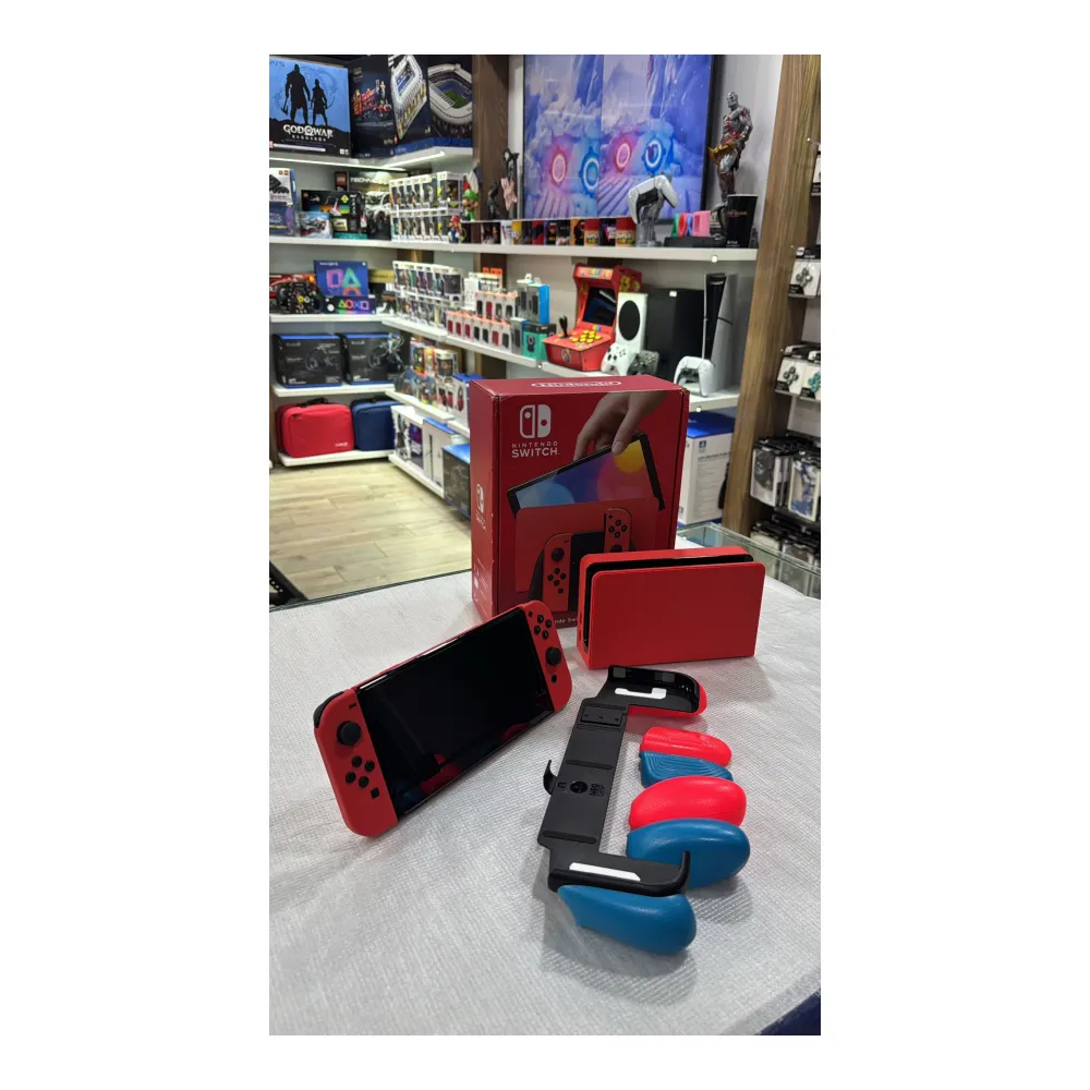 Nintendo Switch Oled Mario Red Edition Oyun Konsolu 2.EL