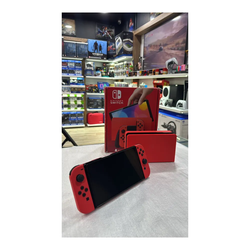 Nintendo Switch Oled Mario Red Edition Oyun Konsolu 2.EL