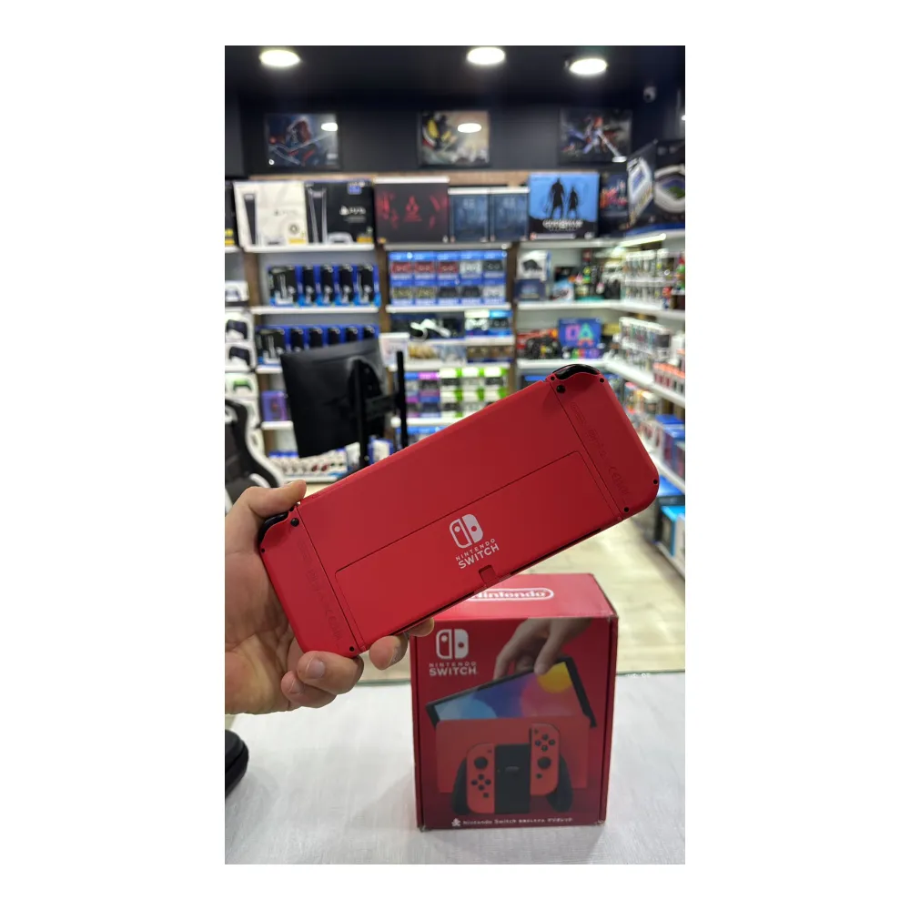Nintendo Switch Oled Mario Red Edition Oyun Konsolu 2.EL