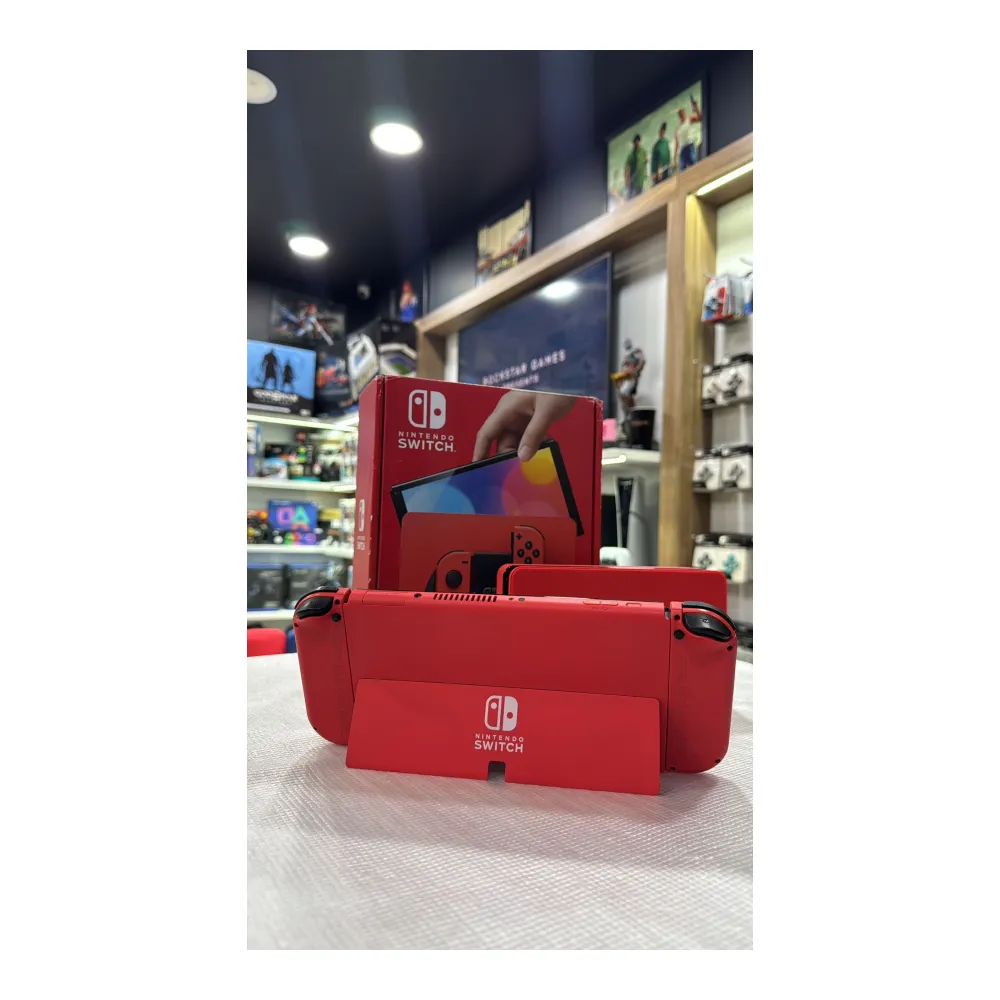 Nintendo Switch Oled Mario Red Edition Oyun Konsolu 2.EL