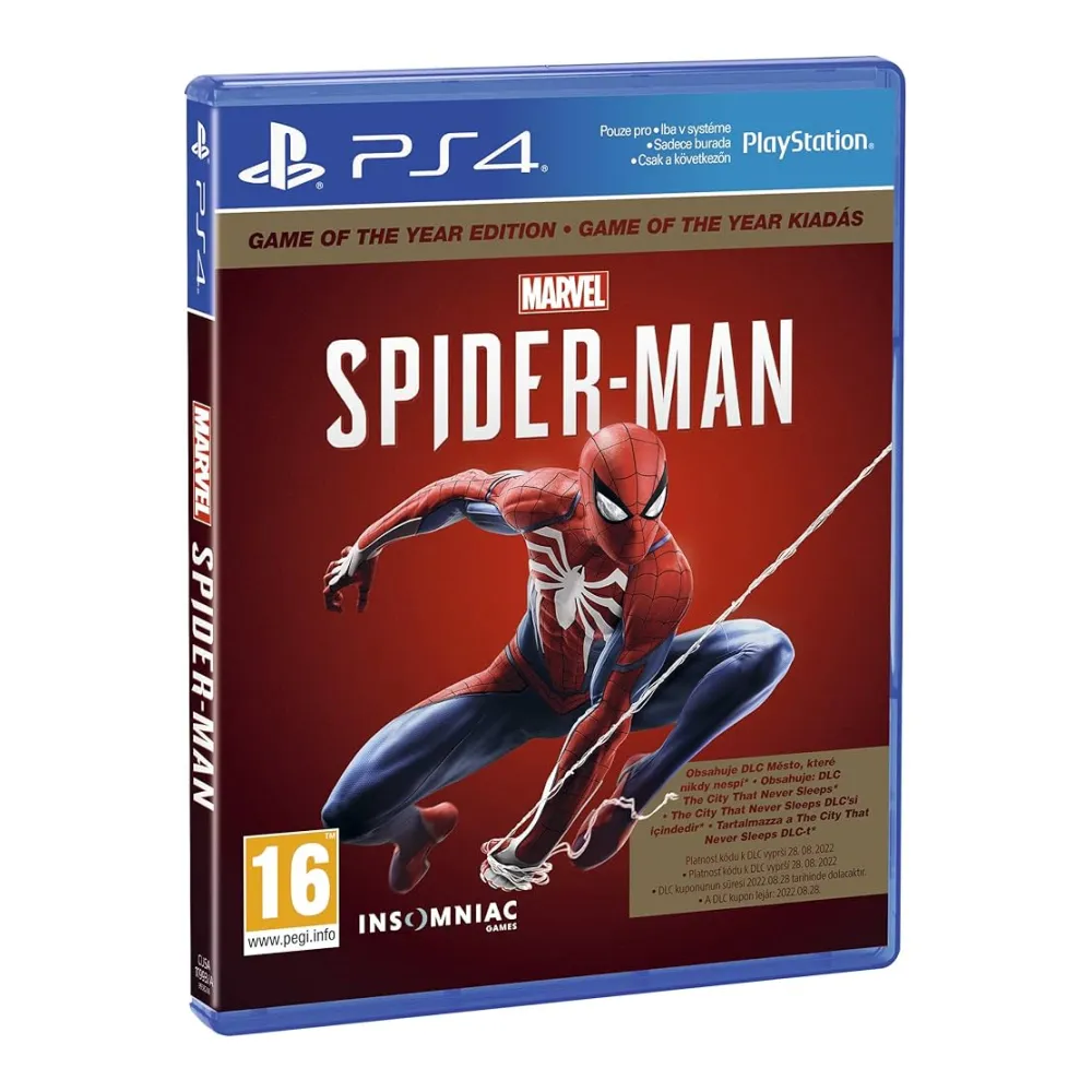 Marvel Spider-Man Game Of The Year PS4