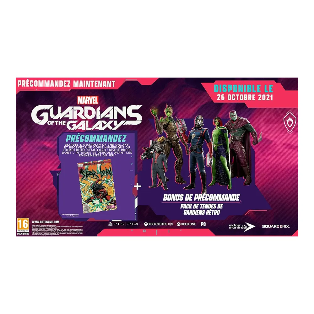 Marvel Guardians Of The Galaxy Cosmic Deluxe Edition PS4