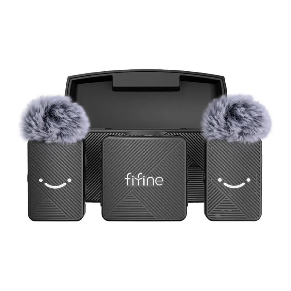 Fifine M9 Kablosuz Yaka Microfon Seti